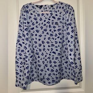 Chase Uniform Ruffle Hem Blouse 16